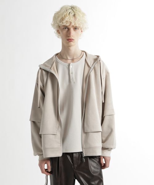 HARE MILKY�X�E�F�[�h�t���V�p�[�J�[ ���C�g�O���[ S �����Y�C���i�[ �n�� 594143 and ST �A���h�G�X�e�B�i���h�b�g�G�X�e�B�j