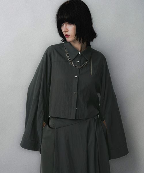 HARE 【SET UP対応 LADIES】JAPOMODE2WAYシャツ チャコールグレー FREE ウィメンズインナー ハレ 595544 and ST アンドエスティ(旧ドットエスティ) HARE 【SET UP対応 LADIES】JAPOMODE2WAYシャツ チャコールグレー FREE ウィメンズインナー ハレ 595544 and ST アンドエスティ(旧ドットエスティ)