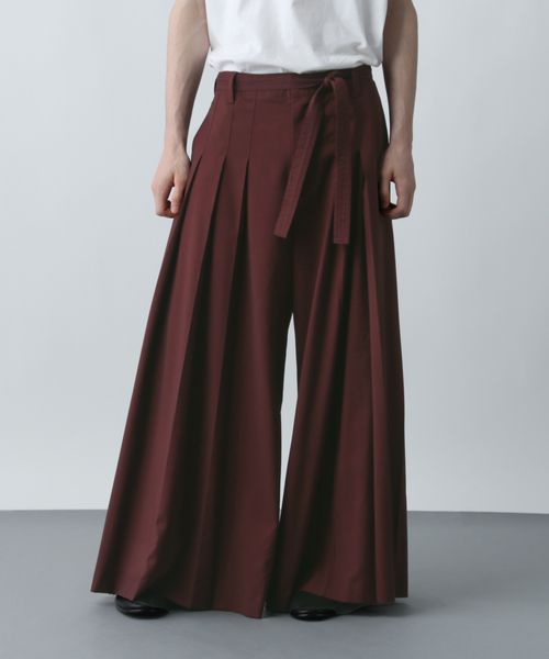 HARE 【SET UP対応】YOSEハカマパンツ ボルドー M メンズボトムス ハレ 595700 and ST アンドエスティ(旧ドットエスティ) HARE 【SET UP対応】YOSEハカマパンツ ボルドー M メンズボトムス ハレ 595700 and ST アンドエスティ(旧ドットエスティ)