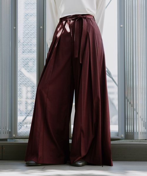 HARE 【SET UP対応】YOSEハカマパンツ ボルドー M メンズボトムス ハレ 595700 and ST アンドエスティ(旧ドットエスティ) HARE 【SET UP対応】YOSEハカマパンツ ボルドー M メンズボトムス ハレ 595700 and ST アンドエスティ(旧ドットエスティ)