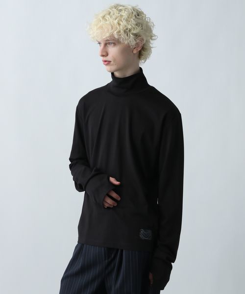 HARE レイヤードスリーブハイネックカット ブラック FREE メンズインナー ハレ 596260 and ST アンドエスティ(旧ドットエスティ) HARE レイヤードスリーブハイネックカット ブラック FREE メンズインナー ハレ 596260 and ST アンドエスティ(旧ドットエスティ)