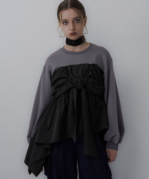 HARE 【LADIES】ビスチェドッキングトップス グレー FREE ウィメンズインナー ハレ 603696 and ST アンドエスティ（旧ドットエスティ）