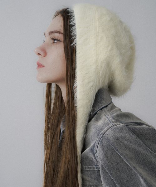 HARE 【LADIES】シャギーニットキャップ オフホワイト FREE ウィメンズグッズ ハレ 606343 and ST アンドエスティ(旧ドットエスティ) HARE 【LADIES】シャギーニットキャップ オフホワイト FREE ウィメンズグッズ ハレ 606343 and ST アンドエスティ(旧ドットエスティ)