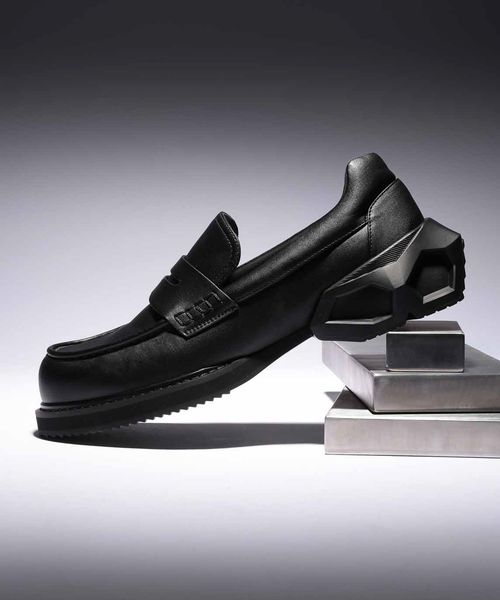 HARE ビルディングソールフュージョンローファー ブラック M メンズグッズ ハレ 611392 and ST アンドエスティ(旧ドットエスティ) HARE ビルディングソールフュージョンローファー ブラック M メンズグッズ ハレ 611392 and ST アンドエスティ(旧ドットエスティ)