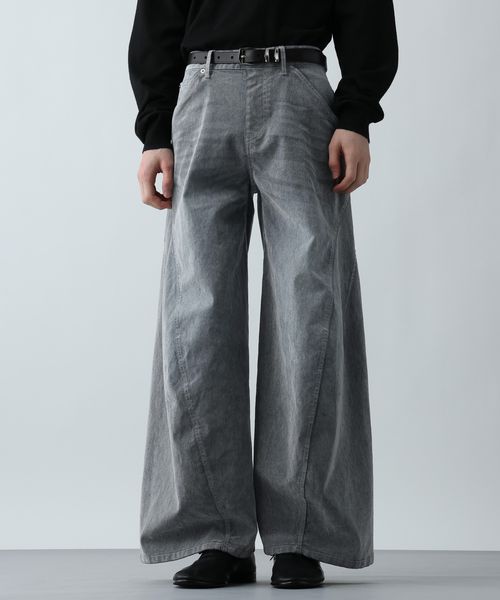 HARE 【一部WEB先行予約 SET UP対応】3Dデニムパンツ ライトグレー M メンズボトムス ハレ 612731 and ST アンドエスティ(旧ドットエスティ) HARE 【一部WEB先行予約 SET UP対応】3Dデニムパンツ ライトグレー M メンズボトムス ハレ 612731 and ST アンドエスティ(旧ドットエスティ)