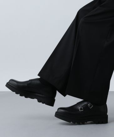 A新品 HARRIS ハリス ダブルモンク シューズ 39 (24.5) 伊製 A新品 HARRIS ハリス ダブルモンク シューズ 39 (24.5) 伊製