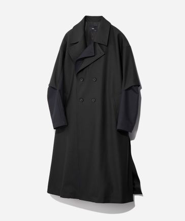 DIR様限定！【美品】HARE カットオフダブルコート 黒 ウールダブルコート | [公式]ハレ（HARE）通販