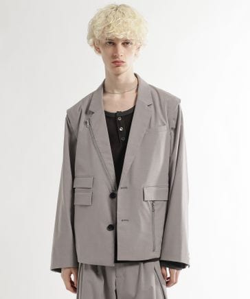 HARE/ clear texture zip デザインジャケット SET UP対応】CLEAR TEXTURE ZIPデザインジャケット | [公式]ハレ（HARE
