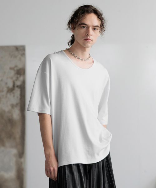HARE 【一部追加予約受付中】ユルネックベーシックカットソー オフホワイト L メンズインナー ハレ 704872 and ST アンドエスティ(旧ドットエスティ) HARE 【一部追加予約受付中】ユルネックベーシックカットソー オフホワイト L メンズインナー ハレ 704872 and ST アンドエスティ(旧ドットエスティ)