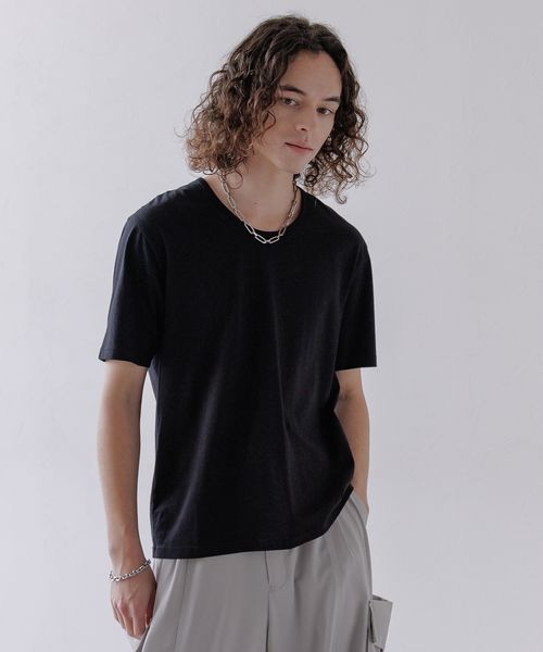 HARE 【一部追加予約受付中】ユルネックベーシックカットソー ブラック M メンズインナー ハレ 704872 and ST アンドエスティ(旧ドットエスティ) HARE 【一部追加予約受付中】ユルネックベーシックカットソー ブラック M メンズインナー ハレ 704872 and ST アンドエスティ(旧ドットエスティ)