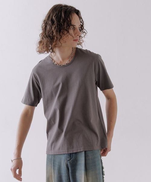 HARE 【一部追加予約受付中】ユルネックベーシックカットソー グレー L メンズインナー ハレ 704872 and ST アンドエスティ(旧ドットエスティ) HARE 【一部追加予約受付中】ユルネックベーシックカットソー グレー L メンズインナー ハレ 704872 and ST アンドエスティ(旧ドットエスティ)
