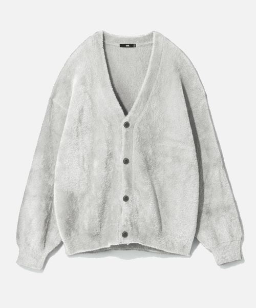 HARE  ロングシャギーカーディガン パープル