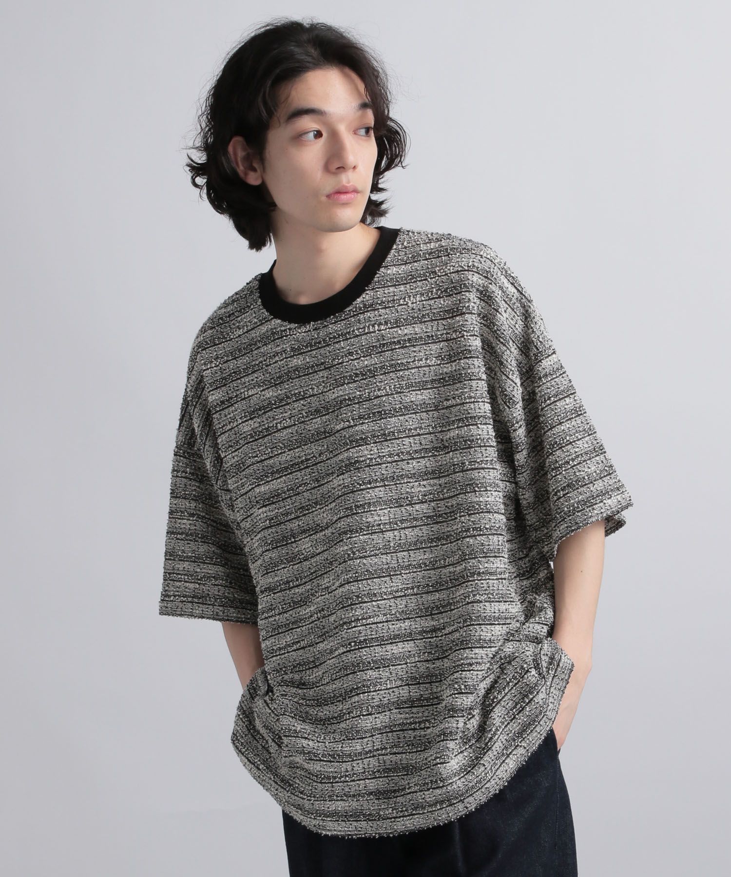 tシャツ Tシャツ サマーメランジツイードカットソー(HARE)