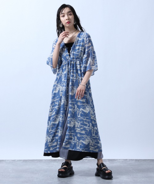 Ladies シフォンガラワンピース 公式 ハレ Hare 通販 Ladies シフォンガラワンピース 公式 ハレ Hare 通販