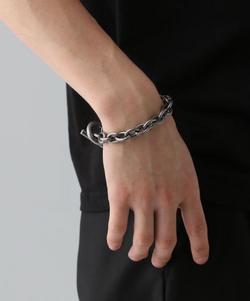 HARE 【追加予約受付中 MADE IN JAPAN】BIGチェーンブレス ブラック FREE メンズグッズ ハレ 995493 and ST アンドエスティ(旧ドットエスティ) HARE 【追加予約受付中 MADE IN JAPAN】BIGチェーンブレス ブラック FREE メンズグッズ ハレ 995493 and ST アンドエスティ(旧ドットエスティ)