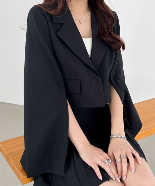 WEB限定価格】シャークスキンショートジャケット | [公式]ヘザー