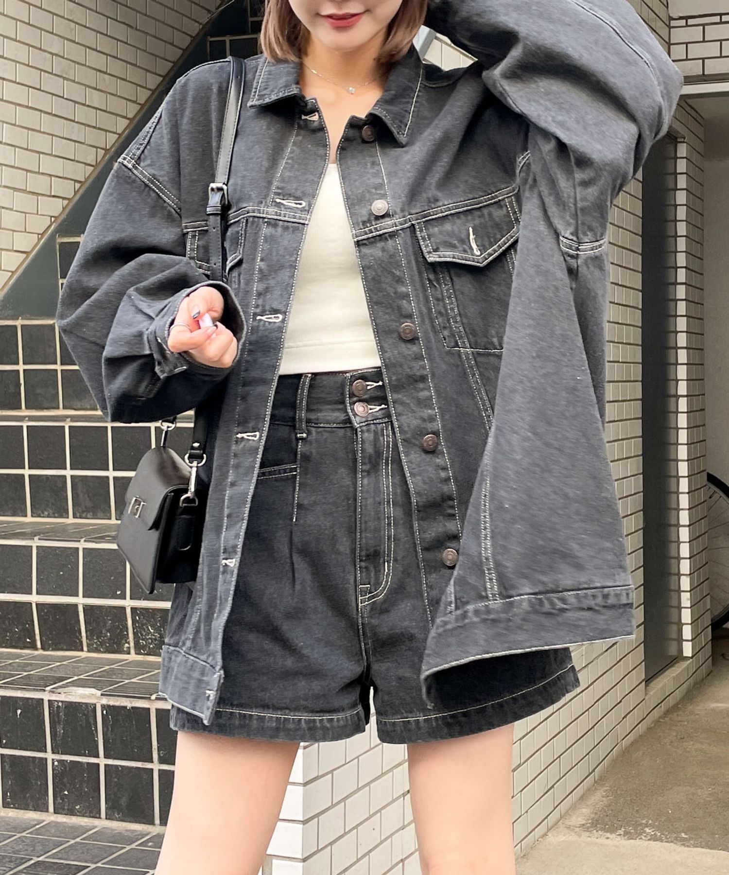 格安新品 ヘザー ショートパンツ ハイウエスト S