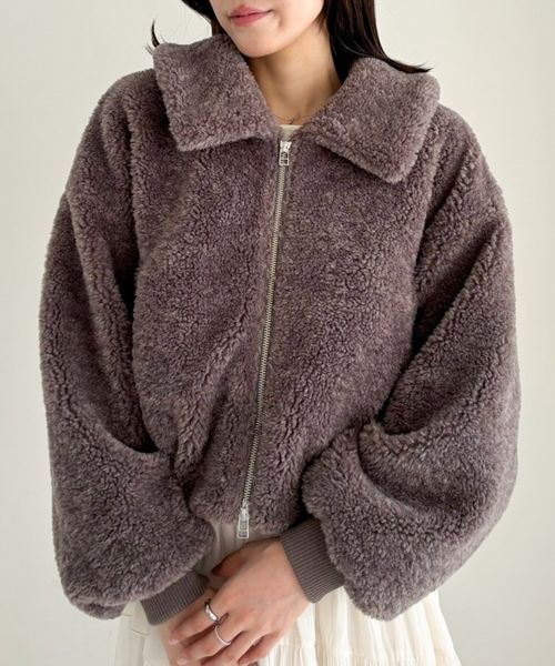 Heather ボアスタジャン 中綿入スタジャン Heather ボアスタジャン 中綿入スタジャン
