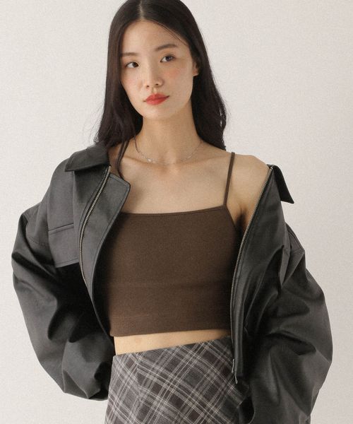 Heather 【一部カラー40%OFF】カップ付きリブキャミ ブラウン M ウィメンズインナー ヘザー 279752 and ST アンドエスティ(旧ドットエスティ) Heather 【一部カラー40%OFF】カップ付きリブキャミ ブラウン M ウィメンズインナー ヘザー 279752 and ST アンドエスティ(旧ドットエスティ)