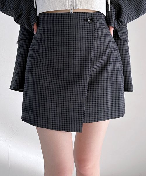 ラップデザインミニスカート | [公式]ヘザー（Heather）通販