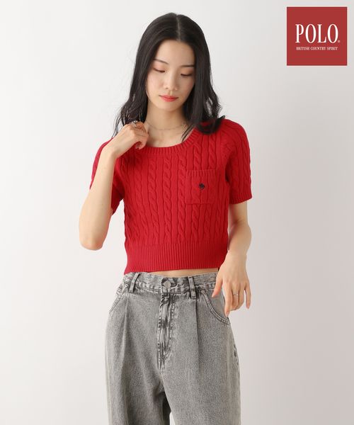 Heather 【POLO BCS(ポロ・ビーシーエス)】ポケットニット レッド FREE ウィメンズインナー ヘザー 319995 and ST アンドエスティ(旧ドットエスティ) Heather 【POLO BCS(ポロ・ビーシーエス)】ポケットニット レッド FREE ウィメンズインナー ヘザー 319995 and ST アンドエスティ(旧ドットエスティ)