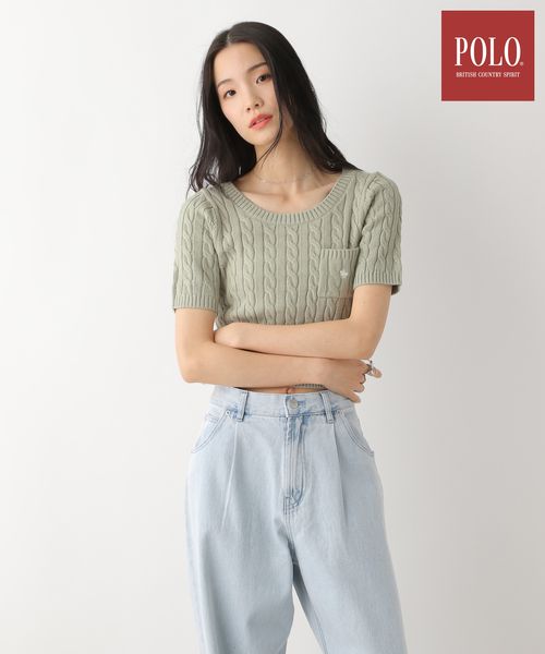 Heather 【POLO BCS(ポロ・ビーシーエス)】ポケットニット グリーン FREE ウィメンズインナー ヘザー 319995 and ST アンドエスティ(旧ドットエスティ) Heather 【POLO BCS(ポロ・ビーシーエス)】ポケットニット グリーン FREE ウィメンズインナー ヘザー 319995 and ST アンドエスティ(旧ドットエスティ)