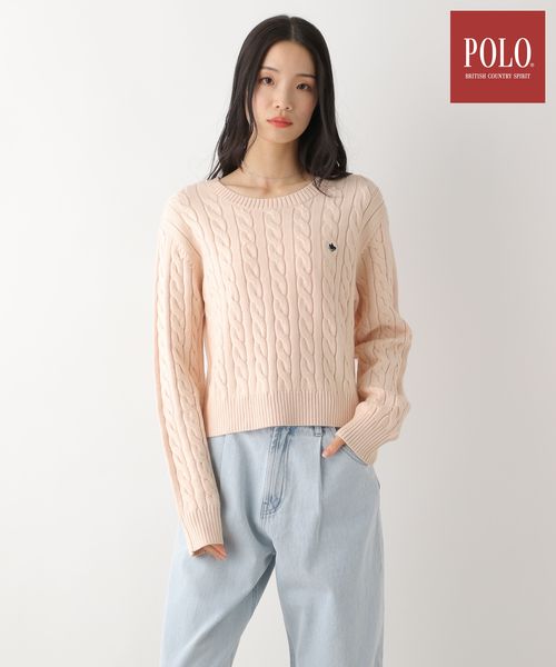 Heather 【POLO BCS(ポロ・ビーシーエス)】ケーブルニット ピンク FREE ウィメンズインナー ヘザー 320002 and ST アンドエスティ(旧ドットエスティ) Heather 【POLO BCS(ポロ・ビーシーエス)】ケーブルニット ピンク FREE ウィメンズインナー ヘザー 320002 and ST アンドエスティ(旧ドットエスティ)