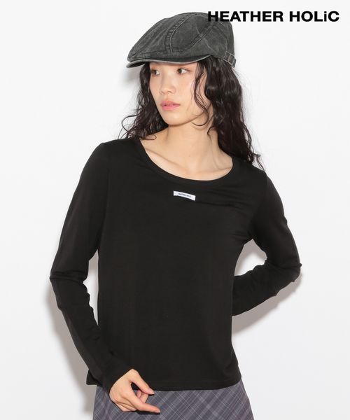 Heather 【WEB限定】HOLiC シアーカットソー ブラック FREE 福袋他 ヘザー 323520 and ST アンドエスティ(旧ドットエスティ) Heather 【WEB限定】HOLiC シアーカットソー ブラック FREE 福袋他 ヘザー 323520 and ST アンドエスティ(旧ドットエスティ)