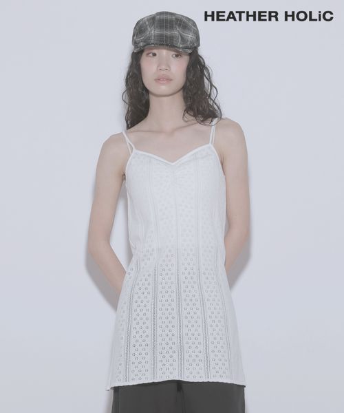 Heather 【WEB限定】HOLiC パターンメッシュキャミワンピース ナチュラル FREE 福袋他 ヘザー 325923 and ST アンドエスティ(旧ドットエスティ) Heather 【WEB限定】HOLiC パターンメッシュキャミワンピース ナチュラル FREE 福袋他 ヘザー 325923 and ST アンドエスティ(旧ドットエスティ)