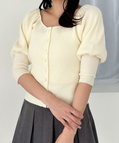 Heather ハートネックニット(半袖) ナチュラル FREE ウィメンズインナー ヘザー 327079 and ST アンドエスティ(旧ドットエスティ) Heather ハートネックニット(半袖) ナチュラル FREE ウィメンズインナー ヘザー 327079 and ST アンドエスティ(旧ドットエスティ)