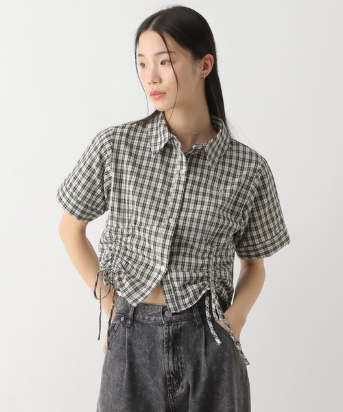 Heather モチーフドロストシャツ(半袖) ブラック FREE ウィメンズインナー ヘザー 491039 and ST アンドエスティ(旧ドットエスティ) Heather モチーフドロストシャツ(半袖) ブラック FREE ウィメンズインナー ヘザー 491039 and ST アンドエスティ(旧ドットエスティ)