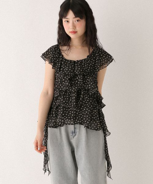 フィッシュテールフリルブラウス | [公式]ヘザー（Heather）通販
