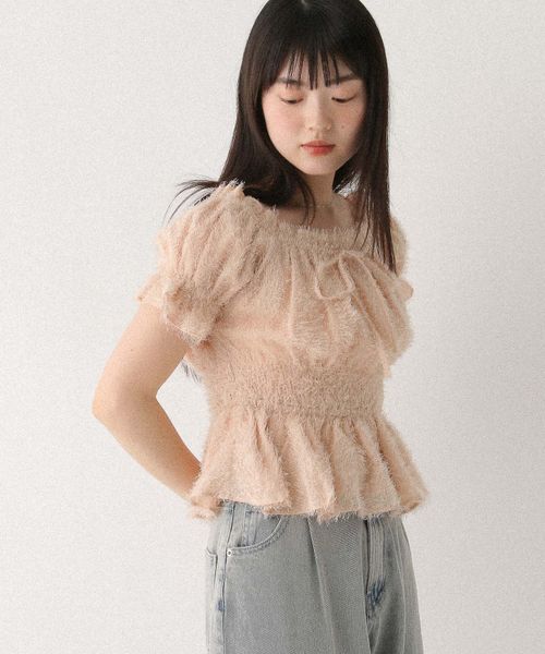 Heather ジャガードリボンブラウス ピンク FREE ウィメンズインナー ヘザー 575725 and ST アンドエスティ(旧ドットエスティ) Heather ジャガードリボンブラウス ピンク FREE ウィメンズインナー ヘザー 575725 and ST アンドエスティ(旧ドットエスティ)