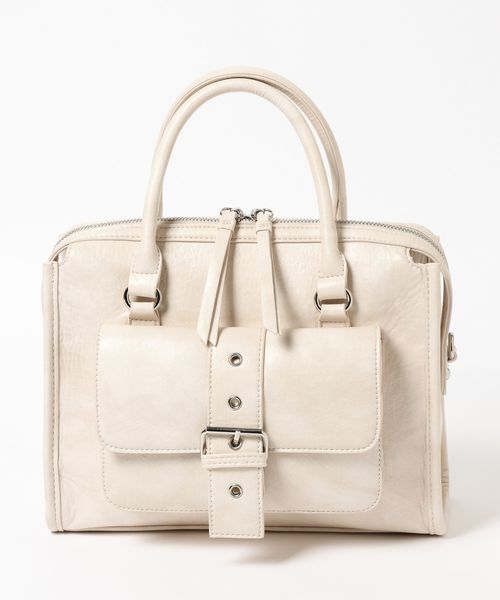 Heather デザインポケットボストンBAG ナチュラル ウィメンズグッズ ヘザー 577056 and ST アンドエスティ(旧ドットエスティ) Heather デザインポケットボストンBAG ナチュラル ウィメンズグッズ ヘザー 577056 and ST アンドエスティ(旧ドットエスティ)