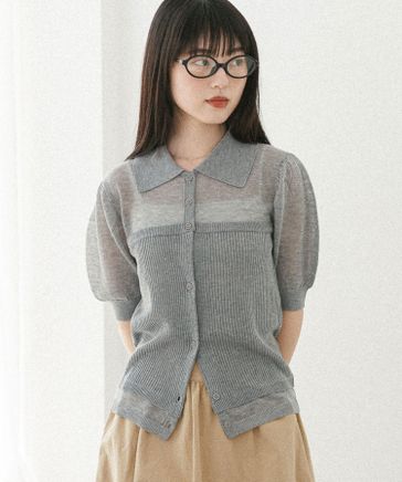 ニット セーター レイヤード風半袖ニット　579544 レディース レイヤード風半袖ニット | [公式]ヘザー（Heather）通販