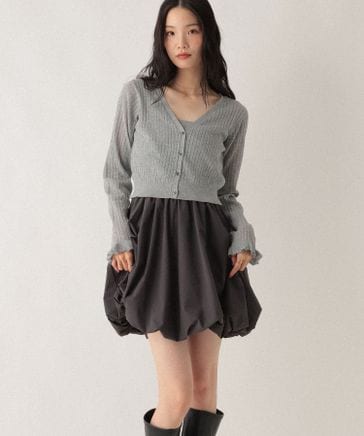 WEB限定価格】ドッキングバルーンワンピース2P | [公式]ヘザー