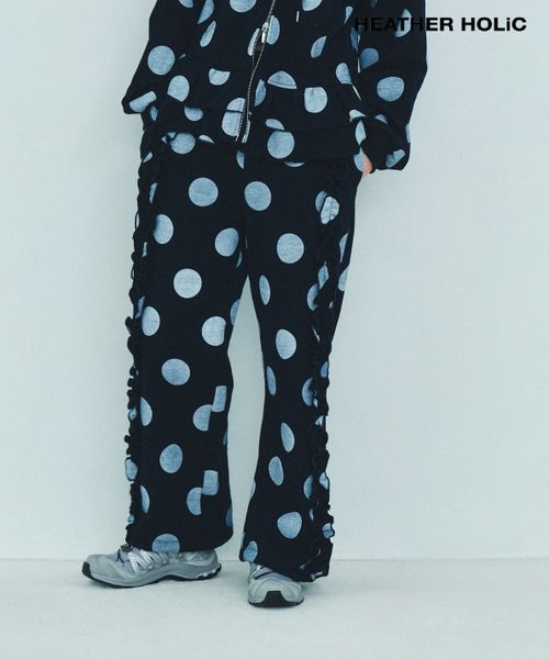 Heather 【WEB限定】HOLiC ドットフリルスウェットパンツ ネイビー FREE 福袋他 ヘザー 600658 and ST アンドエスティ(旧ドットエスティ) Heather 【WEB限定】HOLiC ドットフリルスウェットパンツ ネイビー FREE 福袋他 ヘザー 600658 and ST アンドエスティ(旧ドットエスティ)