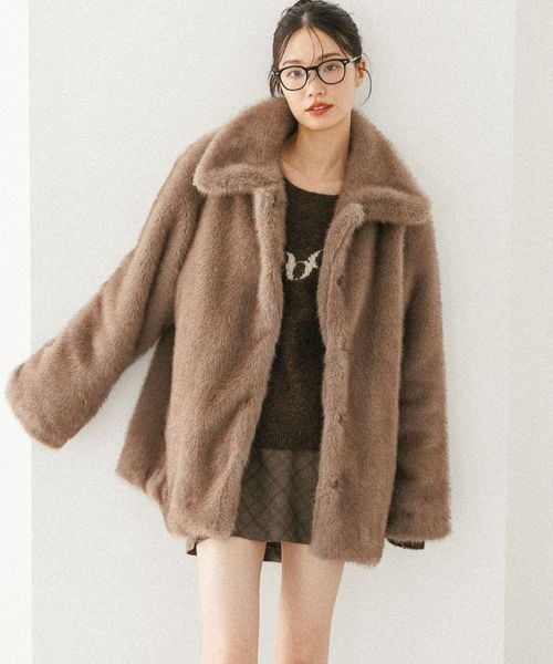 12/17プライスダウン】MIXファーミドルジャケット | [公式]ヘザー