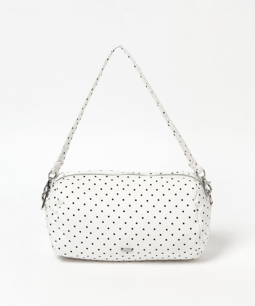 Heather ドットボストンBAG オフホワイト ウィメンズグッズ ヘザー 607266 and ST アンドエスティ(旧ドットエスティ) Heather ドットボストンBAG オフホワイト ウィメンズグッズ ヘザー 607266 and ST アンドエスティ(旧ドットエスティ)