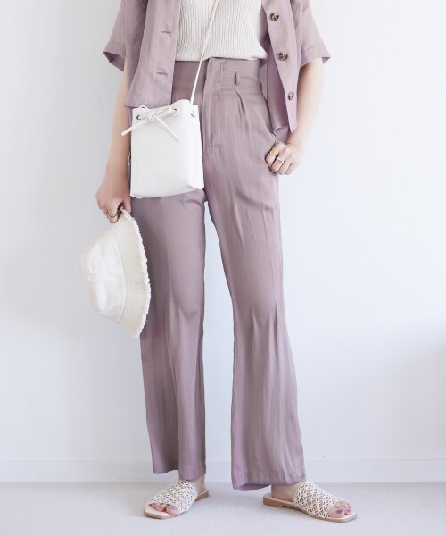 カラートロミパンツ 公式 ヘザー Heather 通販