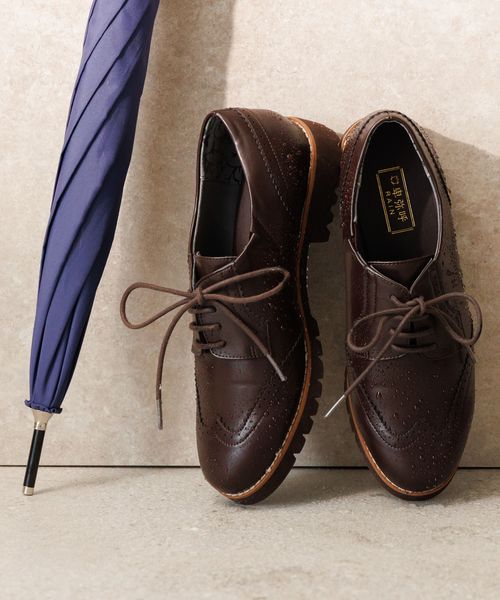 卑弥呼 【耐水】レースアップレインシューズ / 644102 オレンジ ウィメンズグッズ ヒミコ 254293 and ST アンドエスティ（旧ドットエスティ）