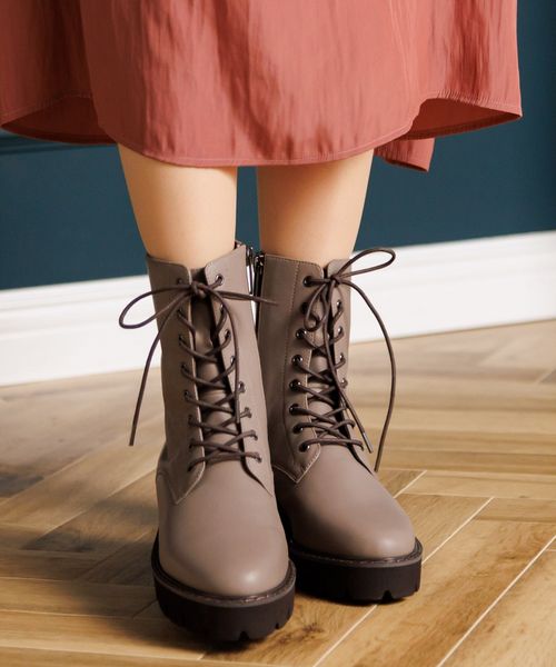 卑弥呼 レースアップトラックソールブ / 631407 グリーン 38インチ ウィメンズグッズ ヒミコ 288846 and ST アンドエスティ（旧ドットエスティ）