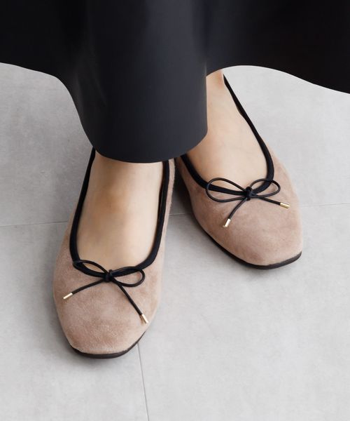 卑弥呼 バレエパンプス / 651307 レッド ウィメンズグッズ ヒミコ 592935 and ST アンドエスティ（旧ドットエスティ）