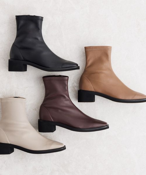 卑弥呼 ケイリョウソールシープストレッチブーツ/651401 ボルドー 37インチ ウィメンズグッズ ヒミコ 606336 and ST アンドエスティ（旧ドットエスティ）