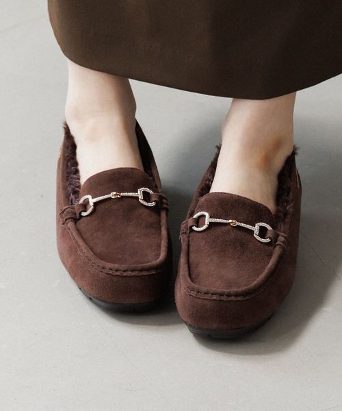 卑弥呼 ビジュービットふわふわモカシン/651320 オレンジ 37インチ ウィメンズグッズ ヒミコ 611363 and ST アンドエスティ（旧ドットエスティ）