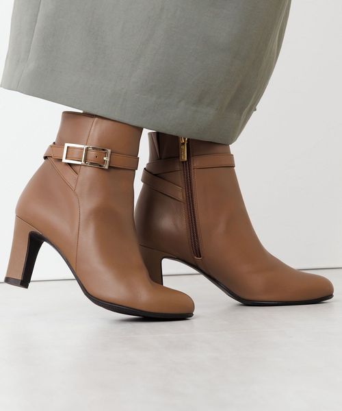 卑弥呼 サイドバックルヒールブーツ/651410 ボルドー 38インチ ウィメンズグッズ ヒミコ 611366 and ST アンドエスティ（旧ドットエスティ）