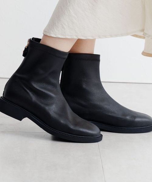 卑弥呼 ラウンドトゥストレッチブーツ/651422 ホワイト S ウィメンズグッズ ヒミコ 628892 and ST アンドエスティ（旧ドットエスティ）