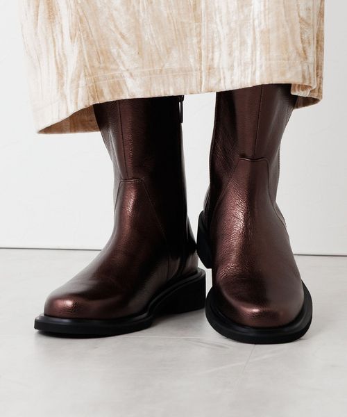 卑弥呼 サイドジップミドルブーツ/651414 その他1 37インチ ウィメンズグッズ ヒミコ 636867 and ST アンドエスティ（旧ドットエスティ）