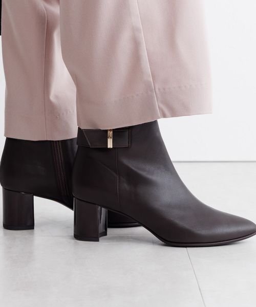 卑弥呼 ゴテンゴセンチヒールベルトパーツデザインブーツ/653401 オレンジ 36インチ ウィメンズグッズ ヒミコ 636868 and ST アンドエスティ（旧ドットエスティ）