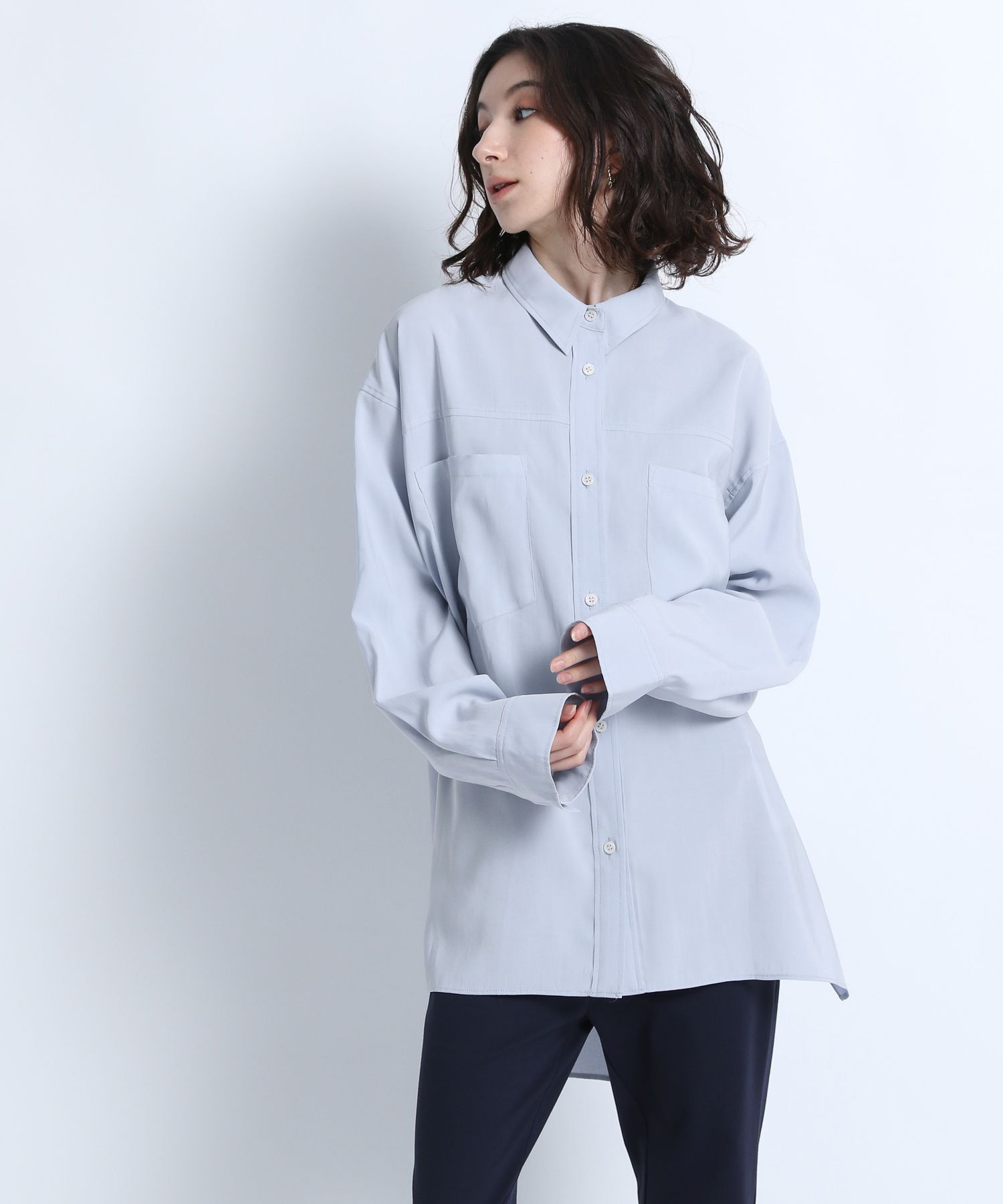 【eL】Boxy Big Shirt FREE